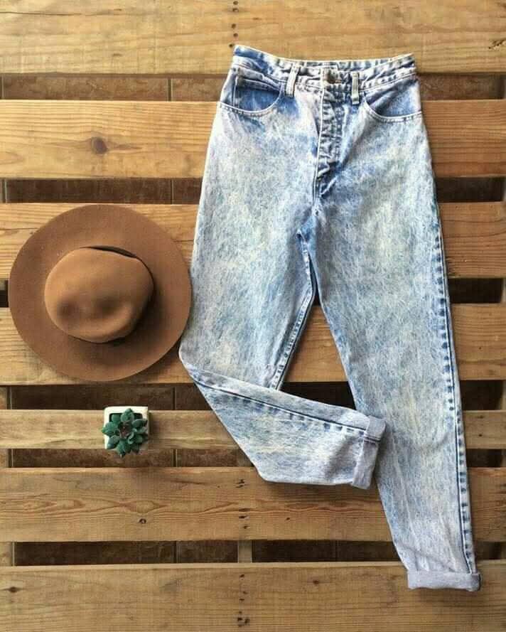"Skinny Jeans Acid Wash Vintage"
