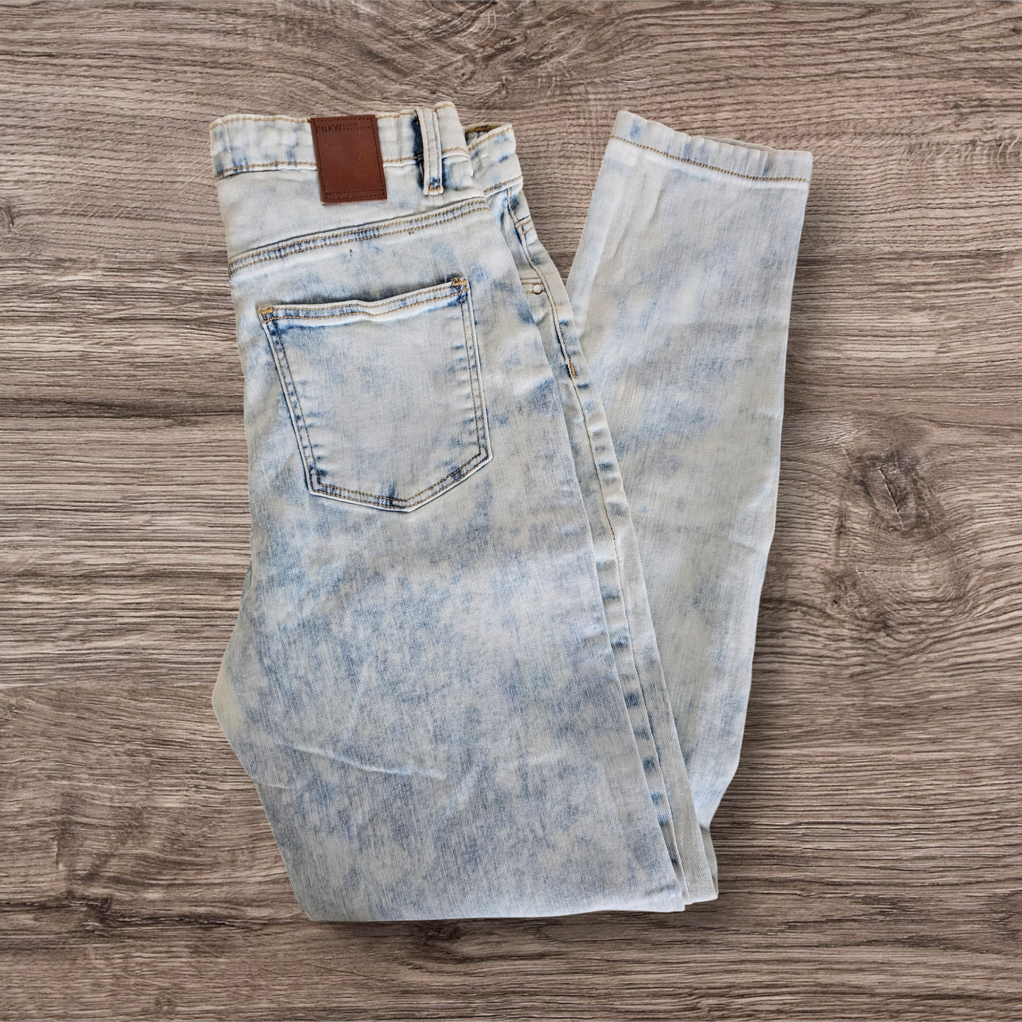 "Skinny Jeans Acid Wash Vintage"
