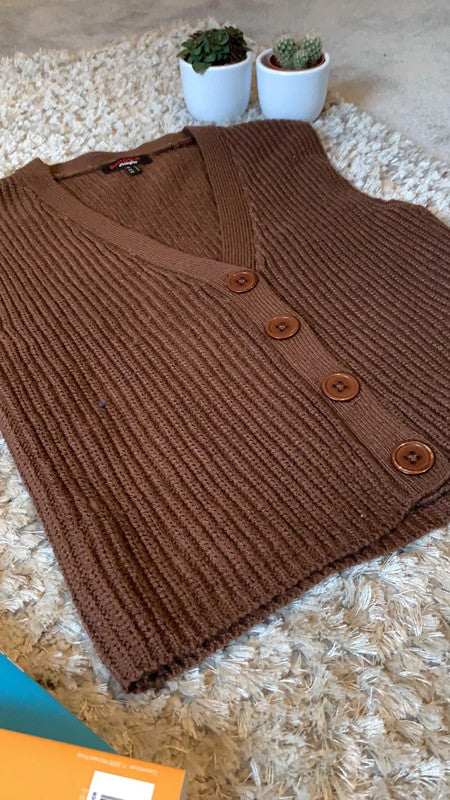 Chaleco Tejido Vintage - Estilo y Comodidad