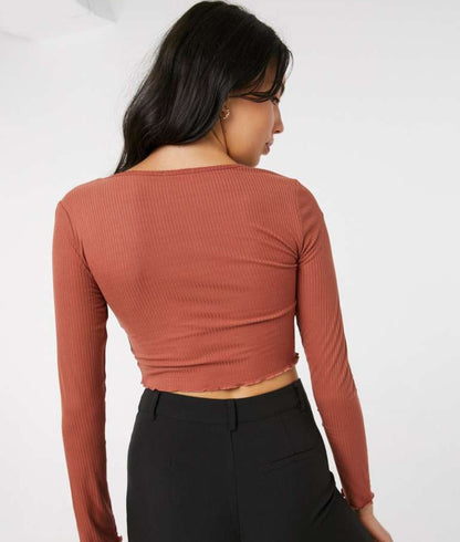 Blusa de manga larga - Elegancia y estilo en un solo diseño.