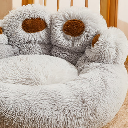Cama suave y larga de felpa para gatos y perros, cálida para el invierno, cama para mascotas, tapete para gatos, sofá para dormir para animales, regalo de Navidad.