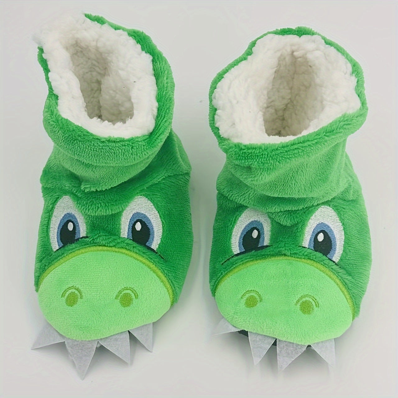 Calcetines Pantuflas Acogedores para Niños con Forro de Peluche - Espuma Viscoelástica, Botines Antideslizantes para Niños y Niñas, Diseño de Dibujos Animados Lindo, Perfectos para Uso Interior en Otoño/Invierno